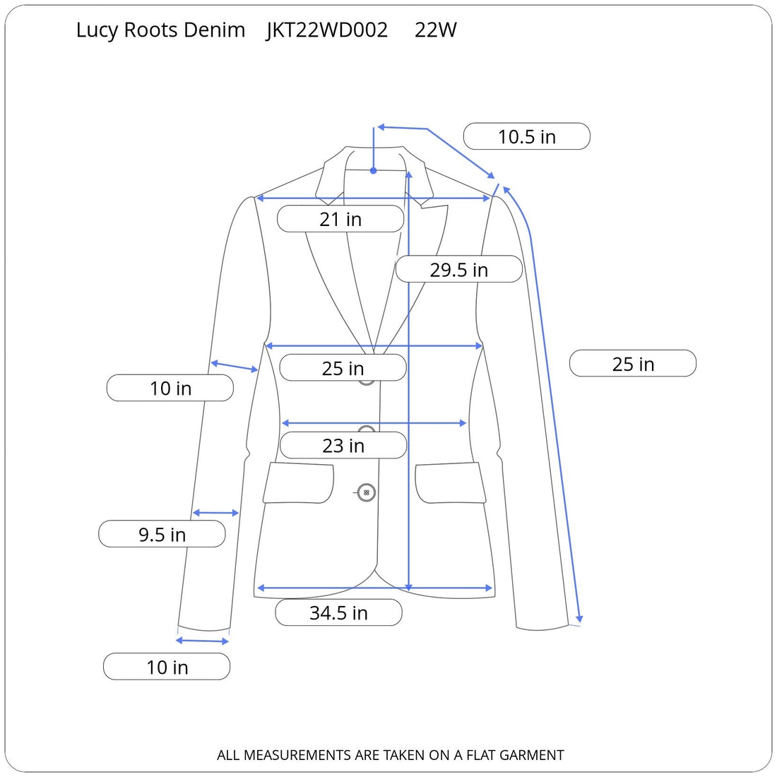 Why take measurements BEFORE buying an Upcycled Jacket online?